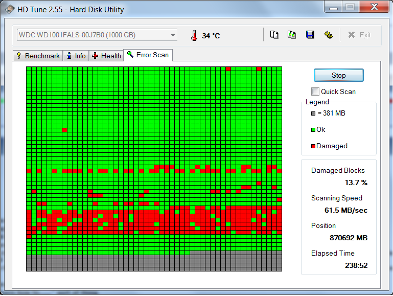 O que são setores defeituosos e Bad Clusters