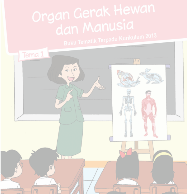Buku Siswa Kelas 5 SD/MI Tema 1: Organ Gerak Hewan dan Manusia