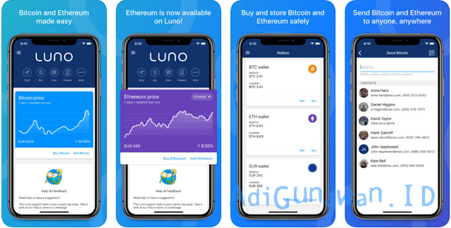 Aplikasi Wallet Luno Versi Mobile Dan Desktop