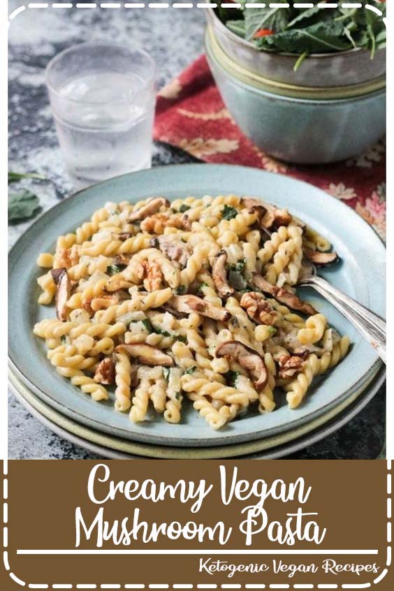 Creamy Vegan Mushroom Pasta Hebbar's Kitchen