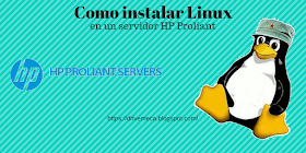 DriveMeca instalando Linux en un servidor HP Proliant