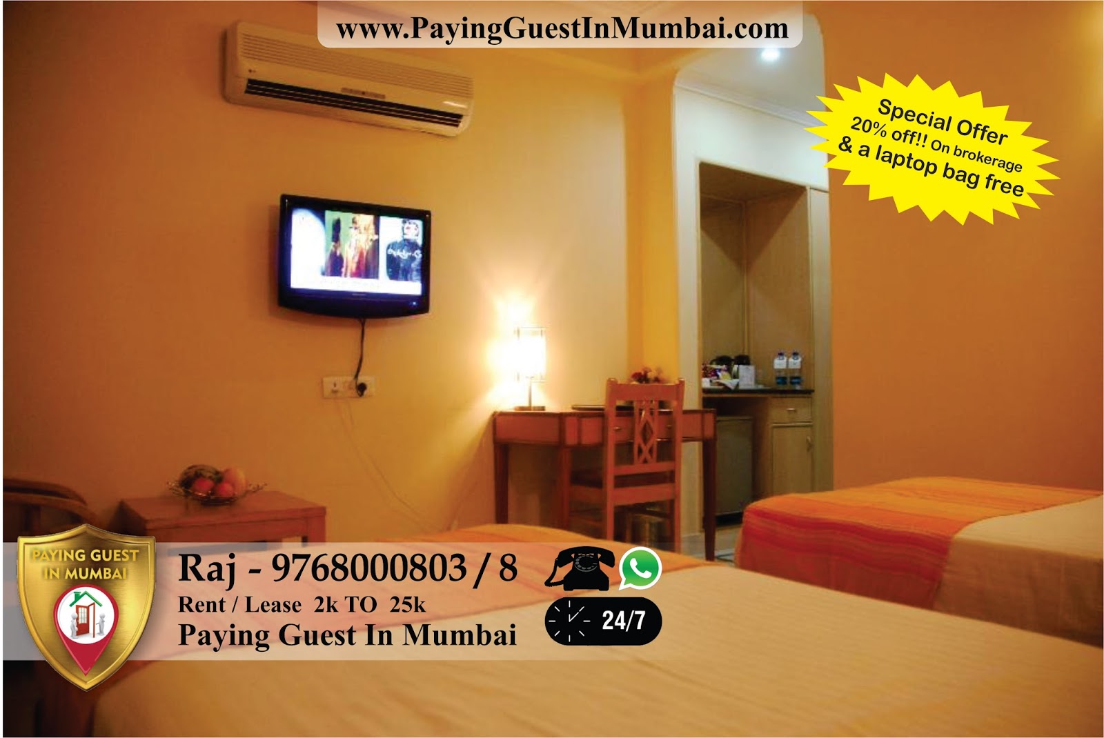 Paying Guest In Mumbai Paying Guest in JB Nagar