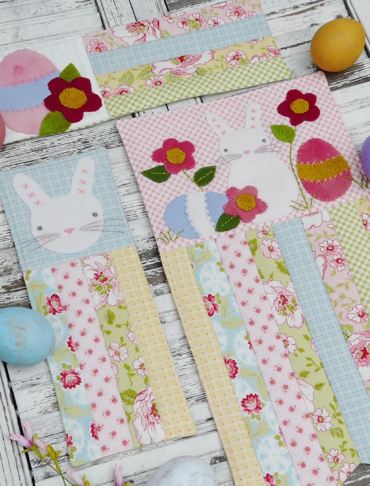 Hudson's Holidays Designer Shirley Hudson Vintage Easter Mini Quilts