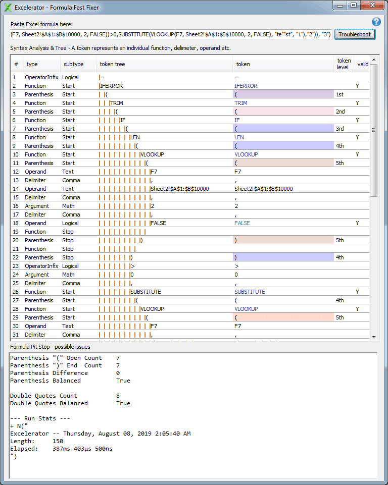 Excel Formula Beautifier Beautify Excel Formulas