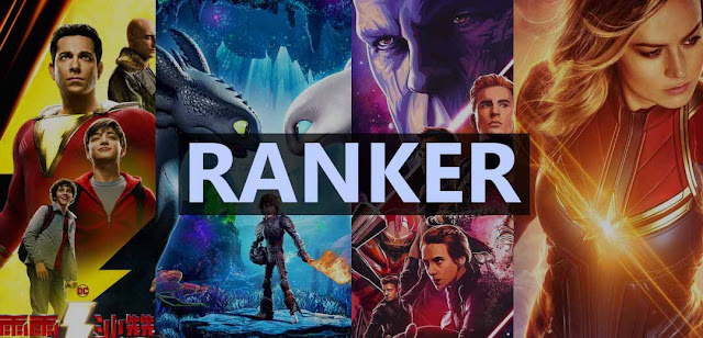 أفضل 10 أفلام في سنة 2019 حسب موقع Ranker أفضل 10 أفلام في سنة 2019 حسب موقع Ranker