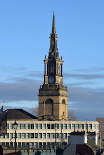 All Saints Church overlooking the All Saints office complex