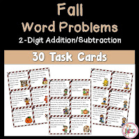  Fall 2 Digit Addition and Subtraction Word Problems
