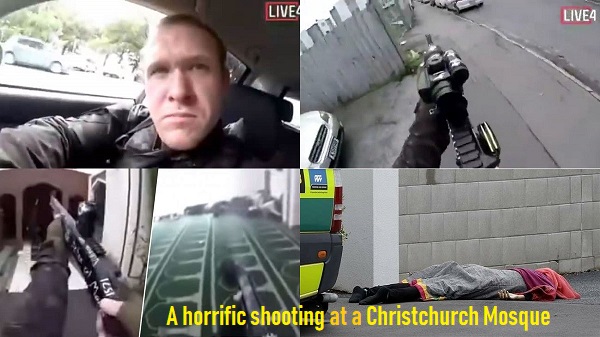 christchurch shooting gunman video liveleak