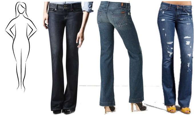 How to choose jeans for different body types (girls)