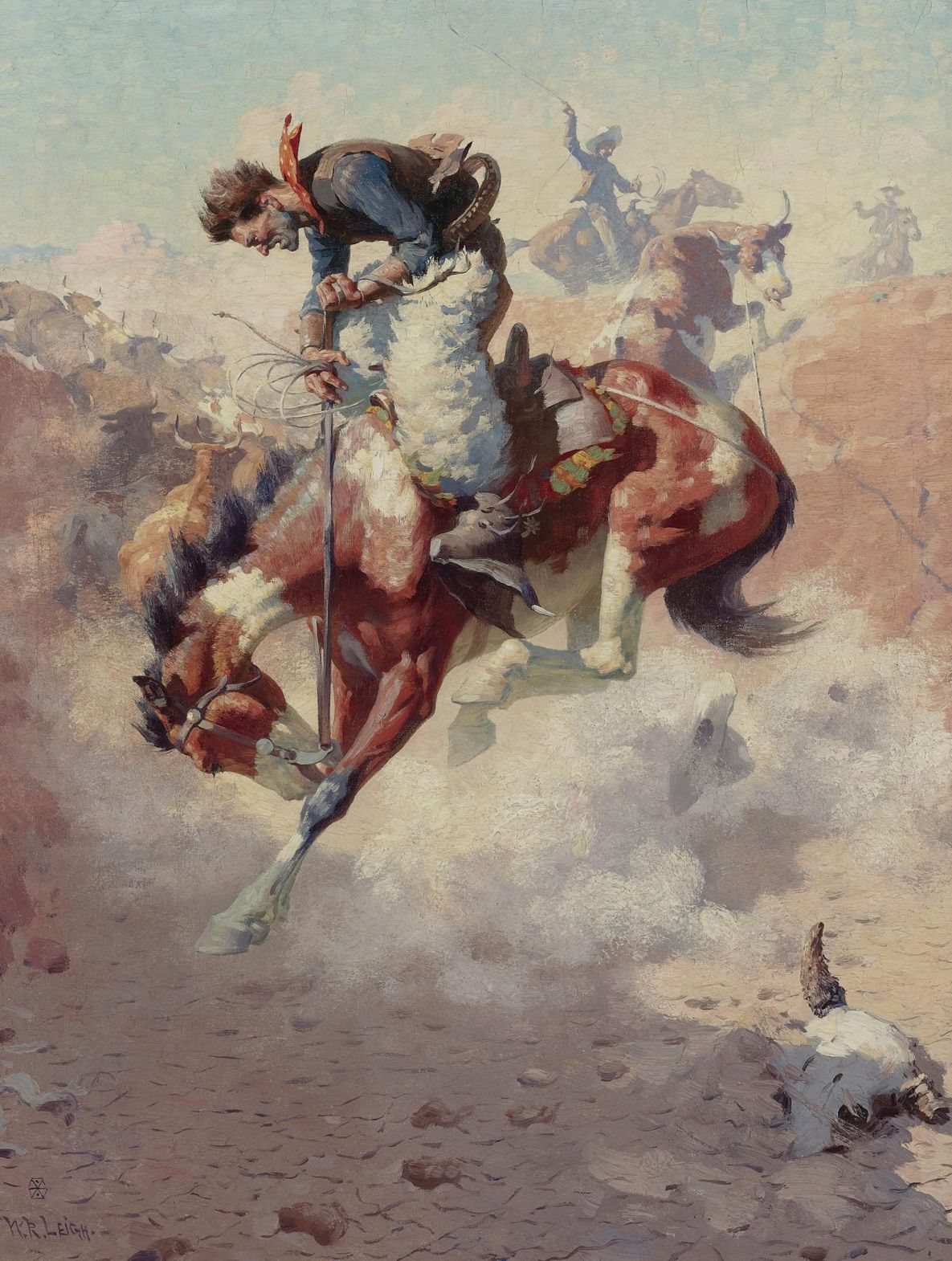 William R. Leigh (1866-1955) | Western scenes painter | Tutt'Art ...