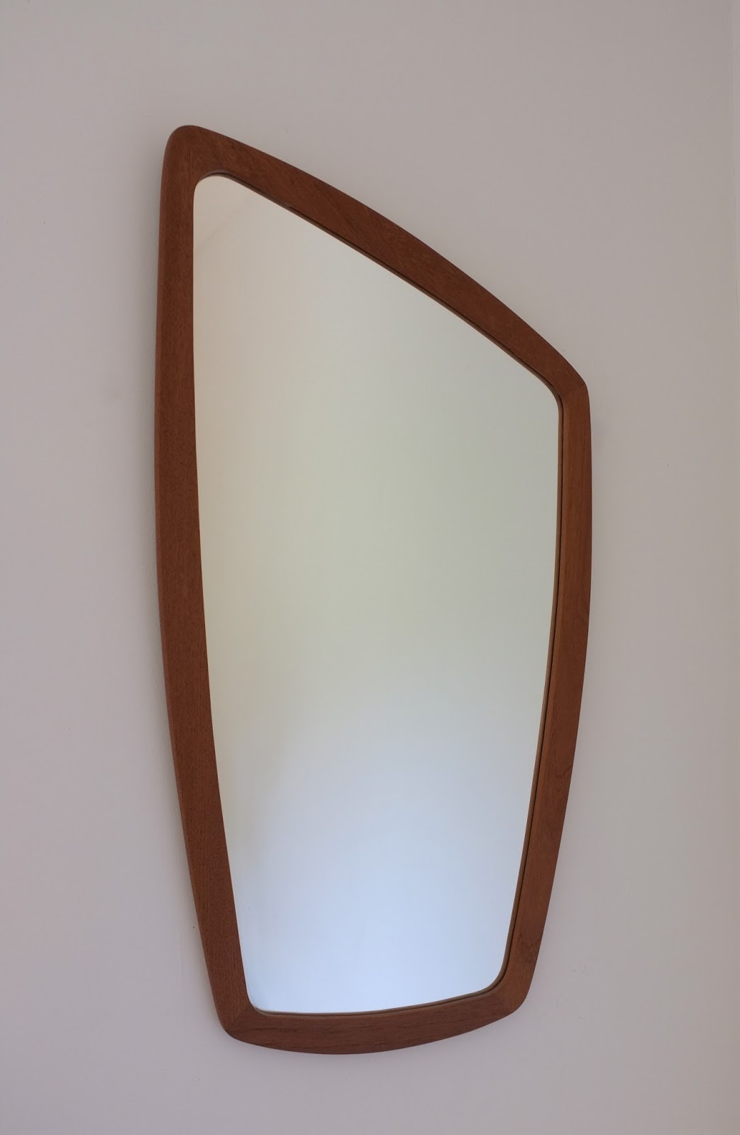 antikmodern the shop asymmetric Danish mirror