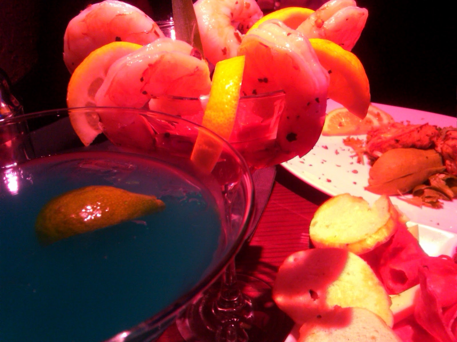 FOOD FASCINATION Eastside Eats Blue Martini VIP Opening Party