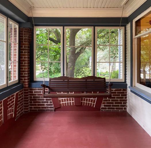 Enclosed Brick Sun Porch