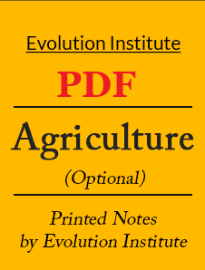 Evolution IAS Agriculture Notes PDF Download