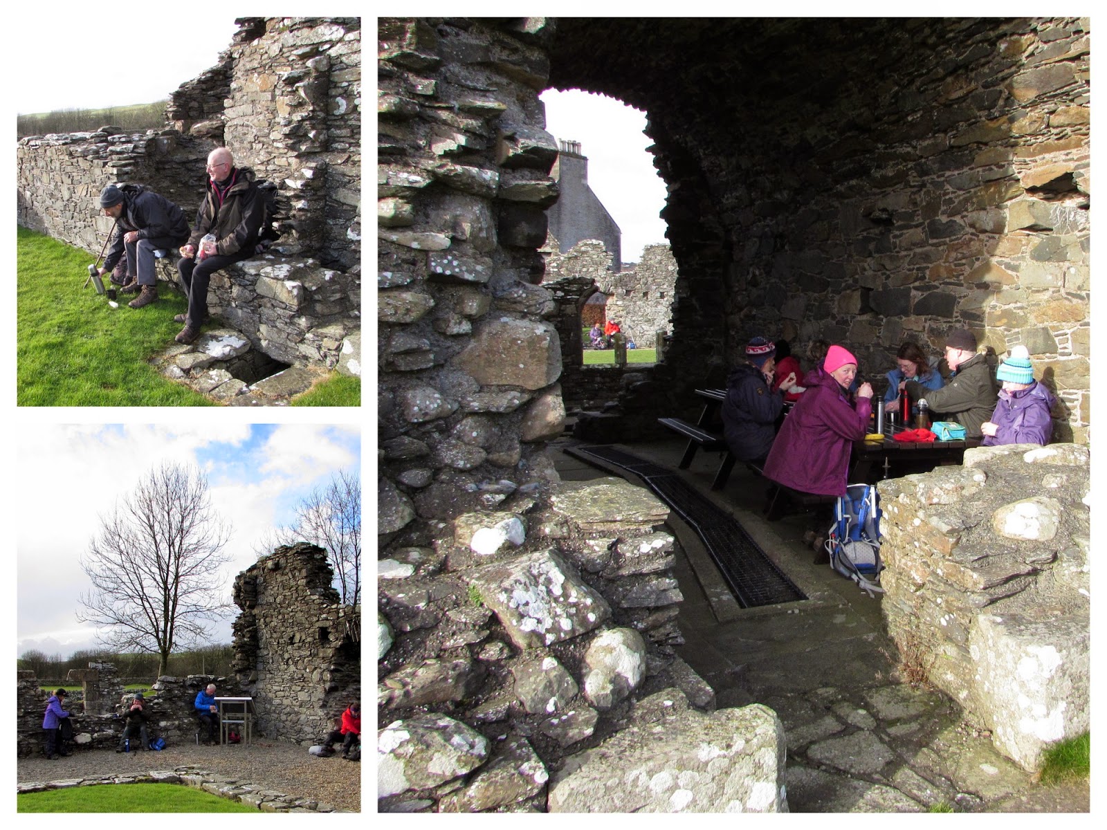 The Glebe Blog Wigtownshire RamblersSt Helena IslandGlenluce Abbey January 2015