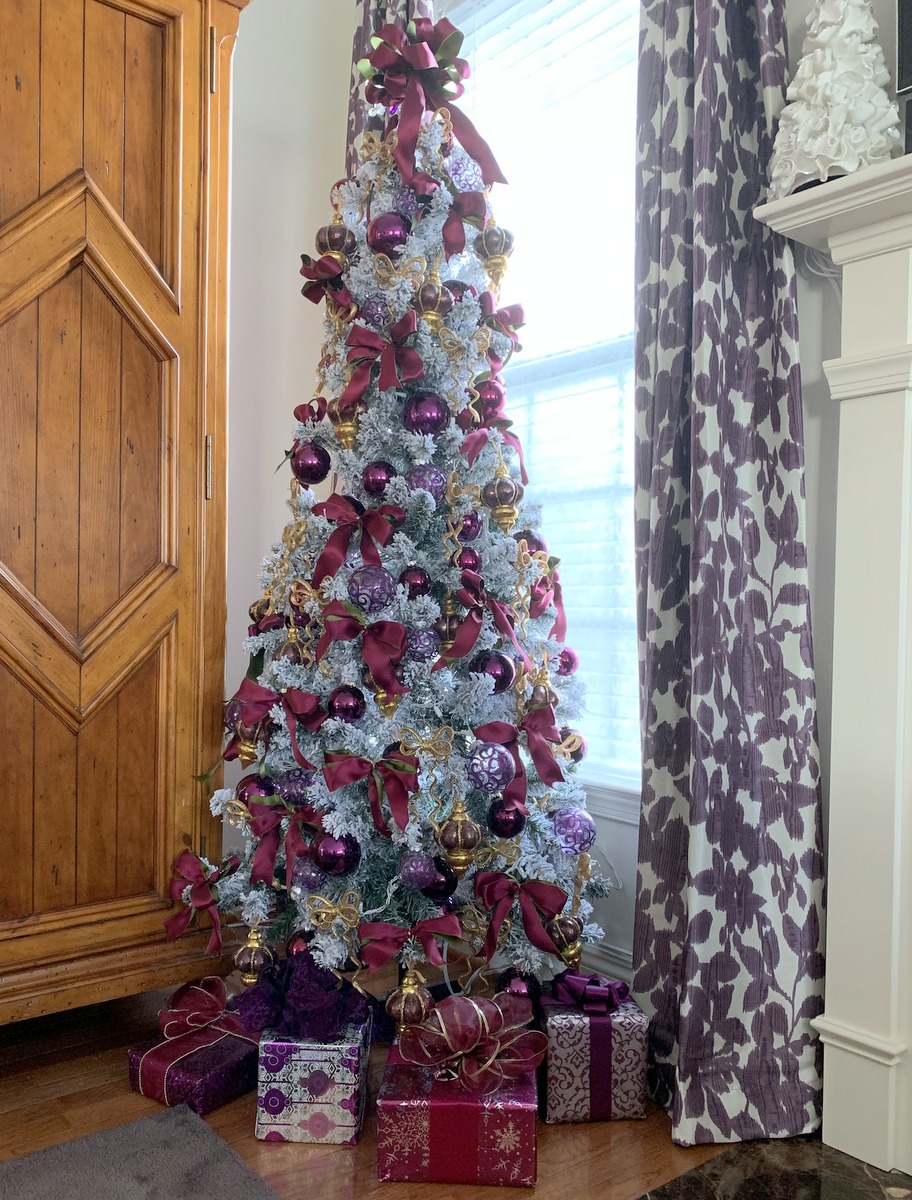 Purple Hues and Me: Purple Christmas Tree Decorations