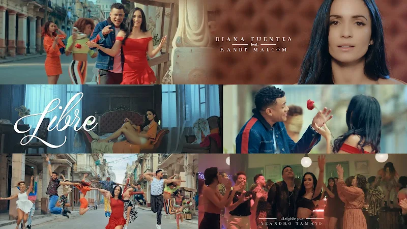 Diana Fuentes & Randy Malcom - ¨Libre¨ (Remix) - Videoclip - Director: Yeandro Tamayo. Portal Del Vídeo Clip Cubano