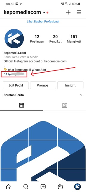 √ 6 Cara Membuat Link WhatsApp Di Bio Instagram Terbaru - kepomedia.com