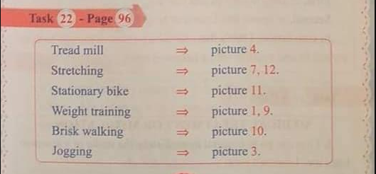 حل تمارين اللغة الإنجليزية صفحة 96 للسنة الثانية متوسط الجيل الثاني