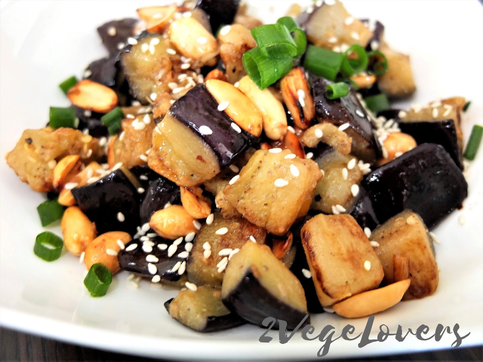 2 VegeLovers EGGPLANT IN SESAME OIL