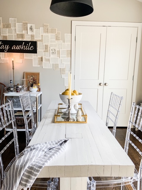 clear chairs in the dining room eclectic