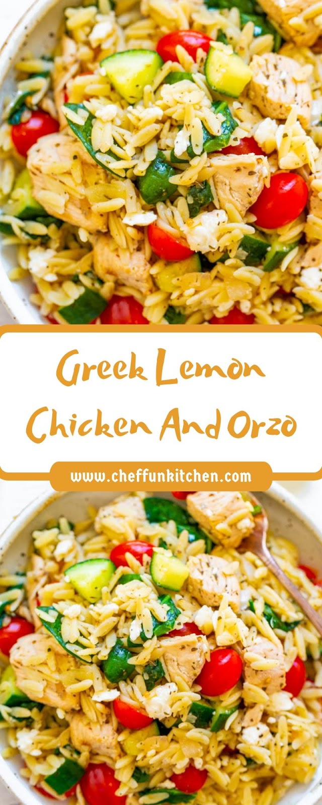 Greek Lemon Chicken And Orzo