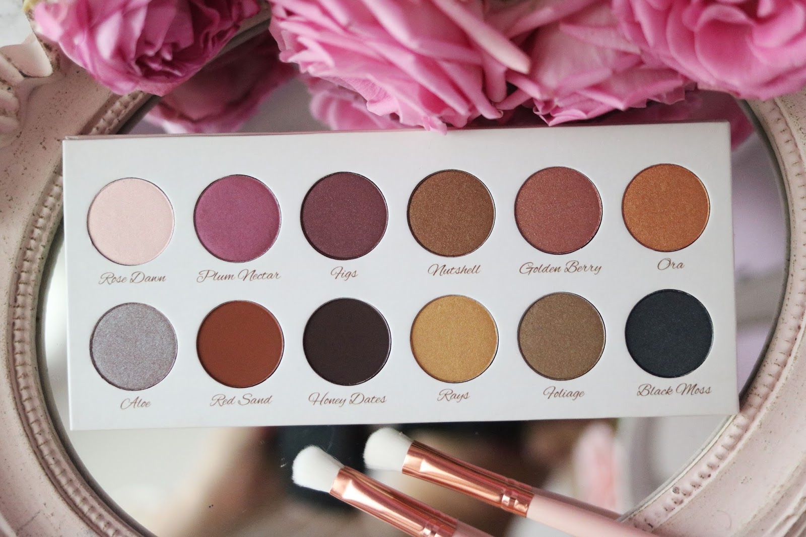rosemademoiselle , rose mademoiselle, colorsandmakeup, zéphyr , palette , printemps 2017, romantique , maquillage , revue , fards à paupière
