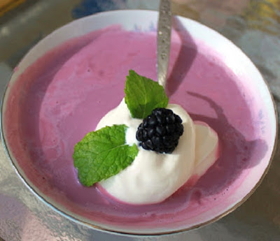 Blackberry Merlot Chilled Soup Recipe