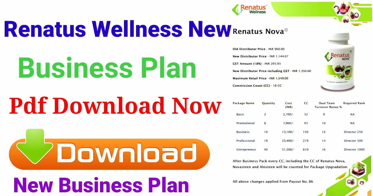Renatus nova business plan image