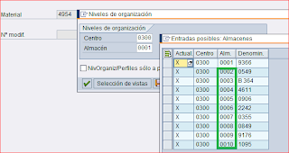 Matchcode de almacenes