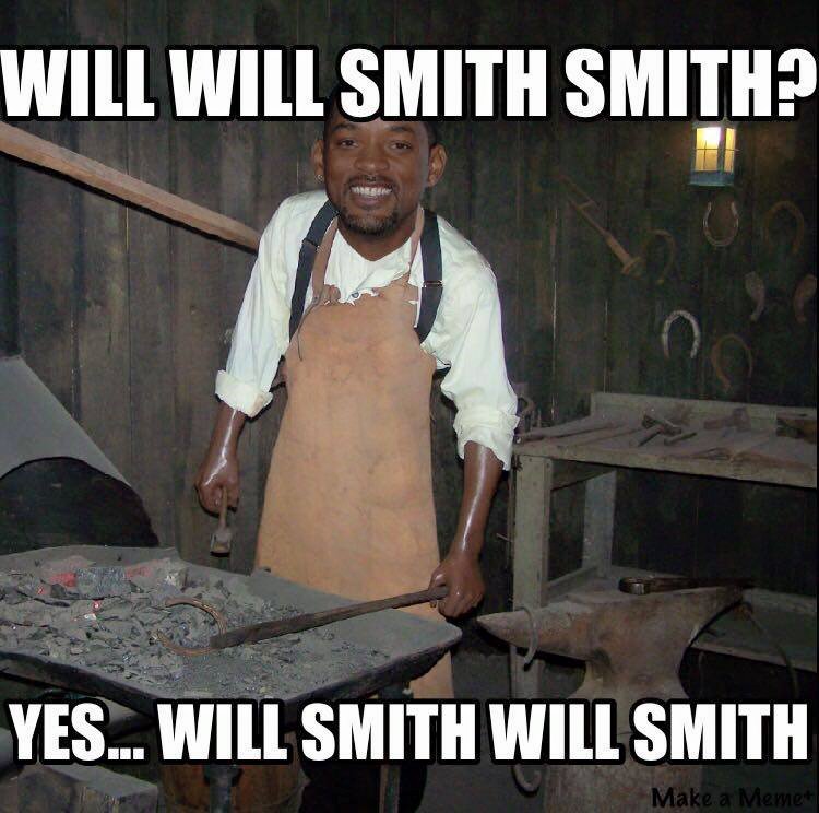Will will smith smith? yes, will smith will smith.