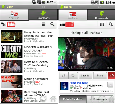 Tube X v1 6 3 Ad Free Fast YouTube Downloader Player 
