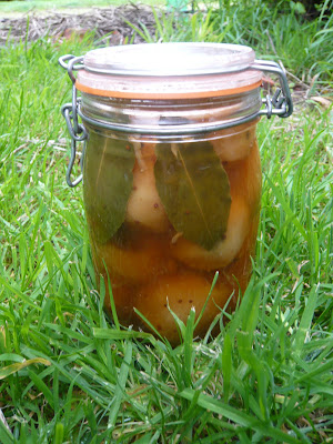 La bonne bouffe: Pickled Crab Apples - a flamboyant addition to the