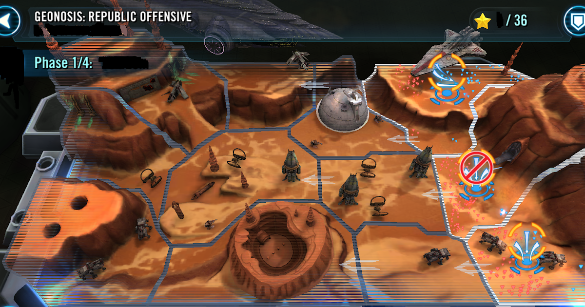 SWGOH The Geonosis Republic Offensive Light Side Territory Battle
