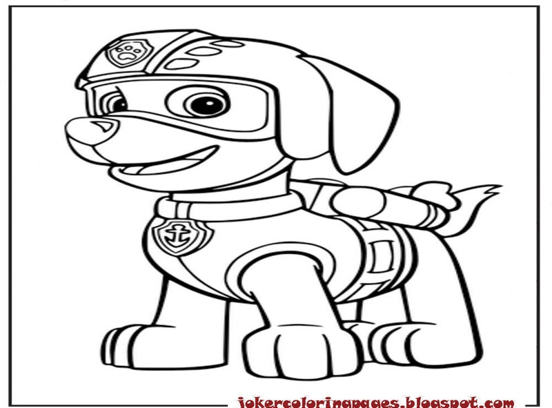 paw patrol christmas coloring pages
