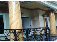 Kreasi Cat Wash Dekoratif Efek Motif Marmer