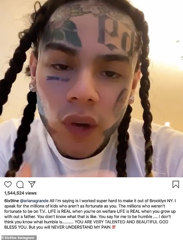 [Gist] Feud! Justin Bieber and Ariana Grande hit back at rapper Tekashi 6ix9ine who claims they CHEATED their way to a Billboard no. 1