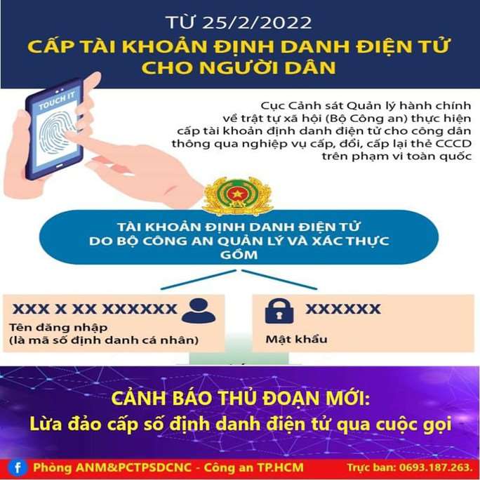 Không mắc bẫy lừa mạo danh “định danh điện tử”