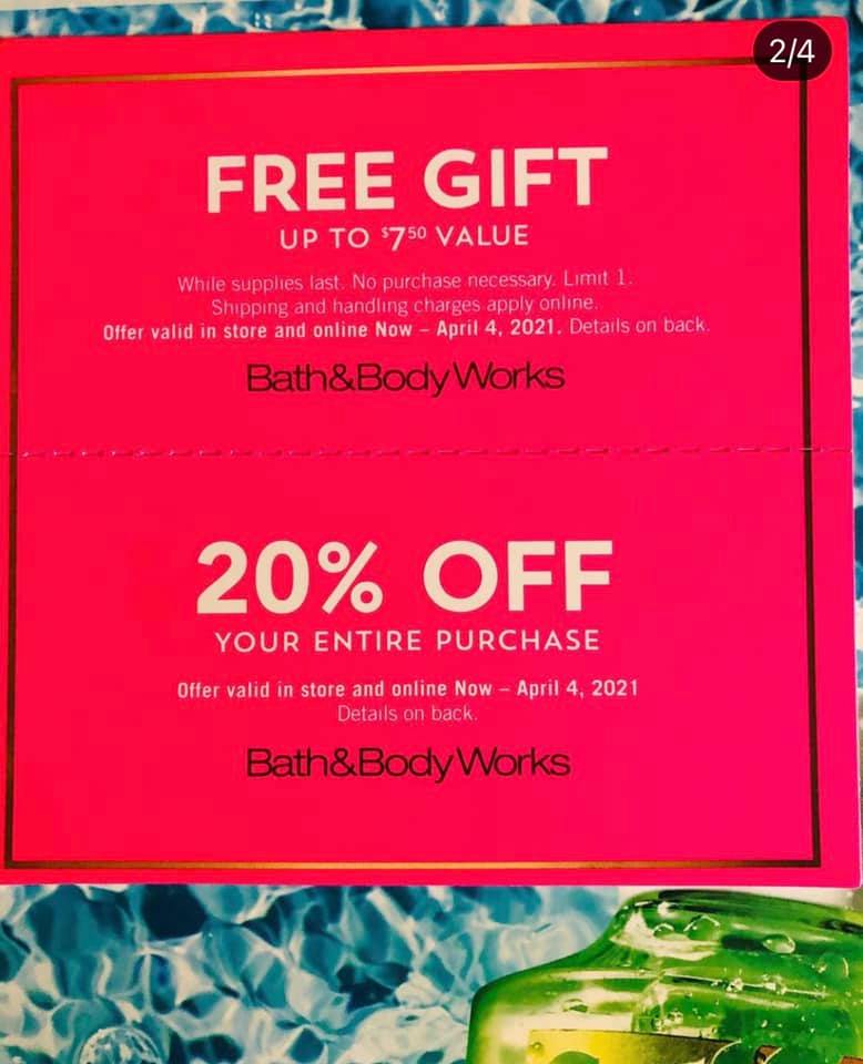 Life Inside the Page Bath & Body Works March 2021 Mailer Coupons