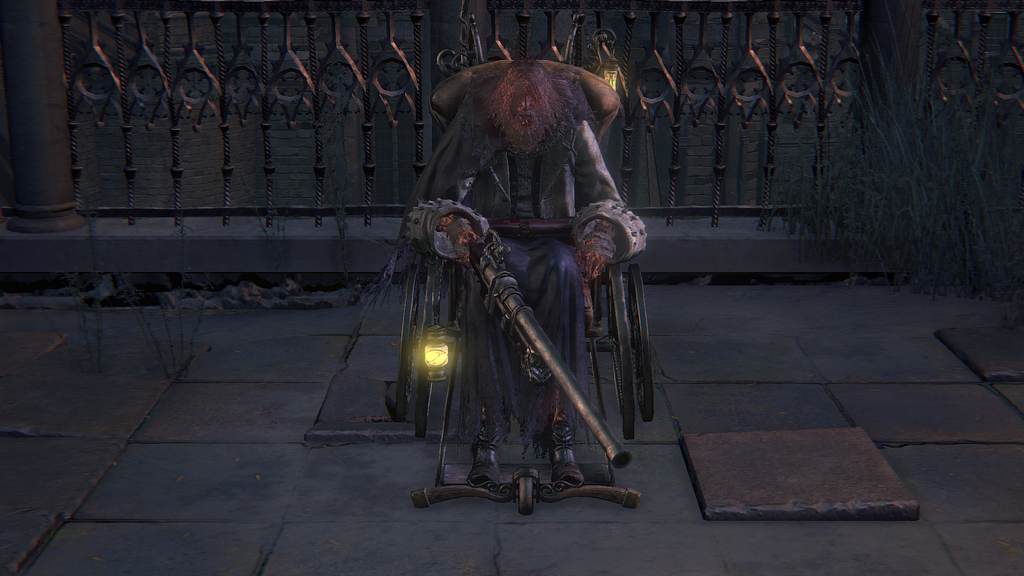 Wheelchair Huntsman (Rifle) Bloodborne Wiki