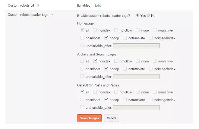 Custom Robot Header Tags Custom Robot Header Tags