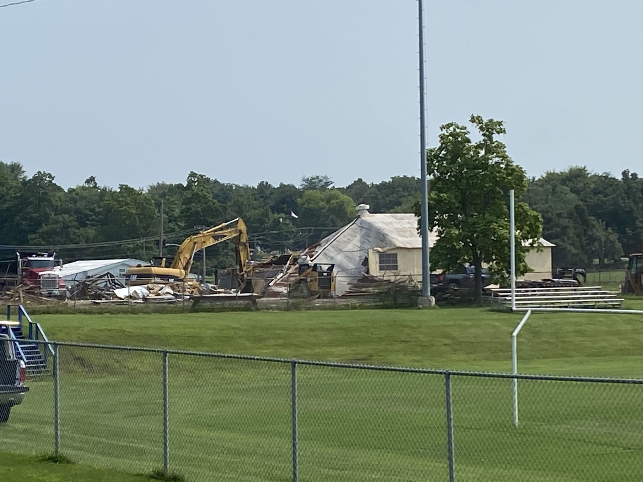 The Press Online: Demolition underway at highway garage