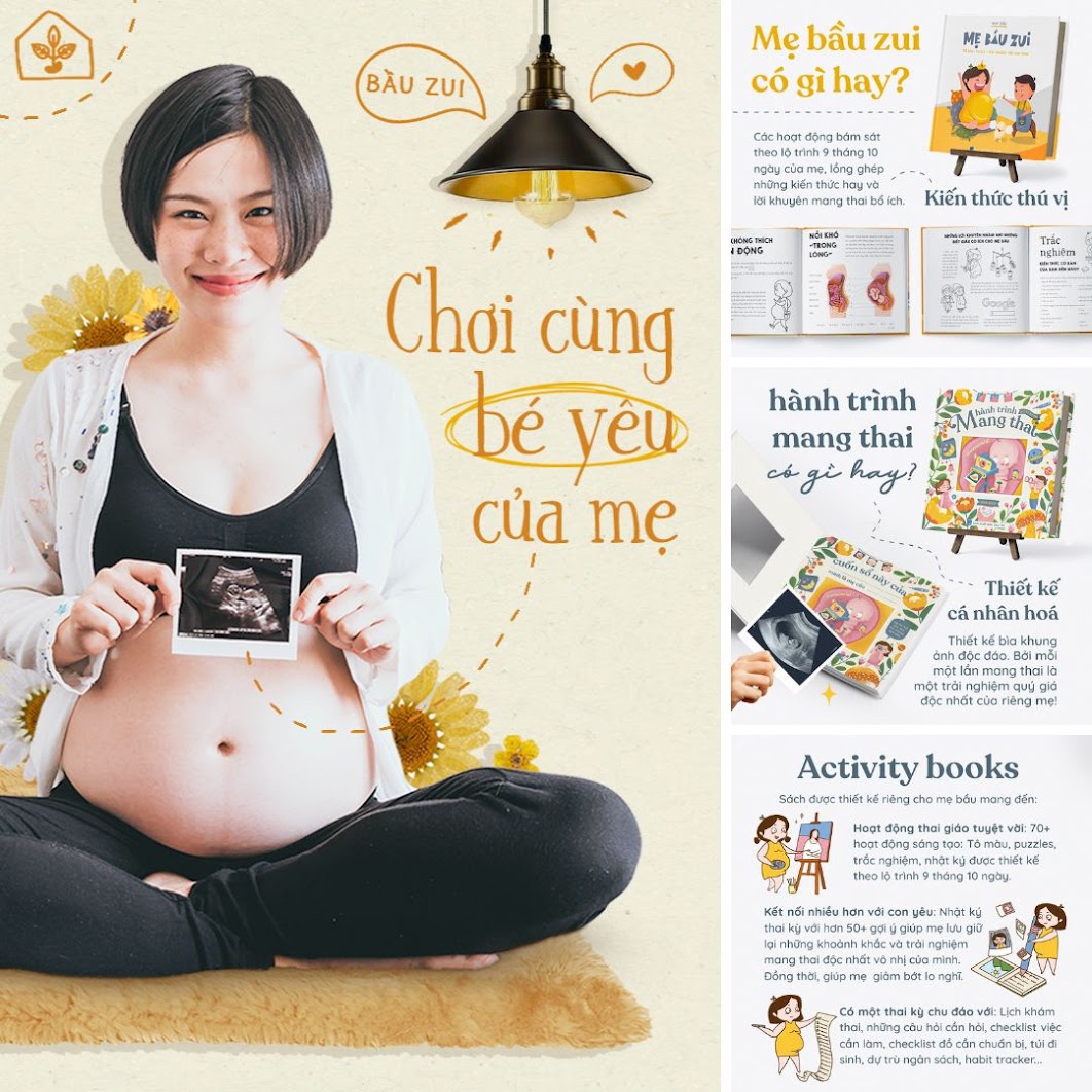 [A116] Đọc online "Mẹ Bầu Zui" - Sách thai giáo giúp Mẹ Bầu xả stress