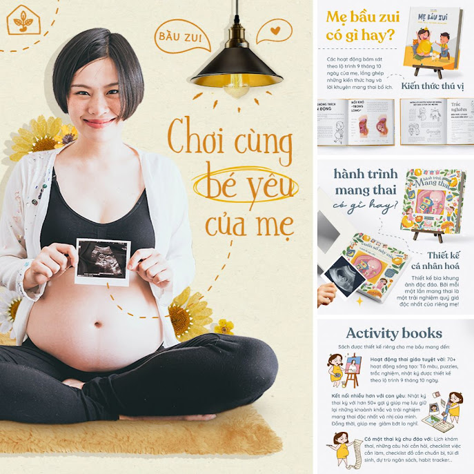 [A116] Những cuốn sách về mang thai hay nhất cho Bà Bầu