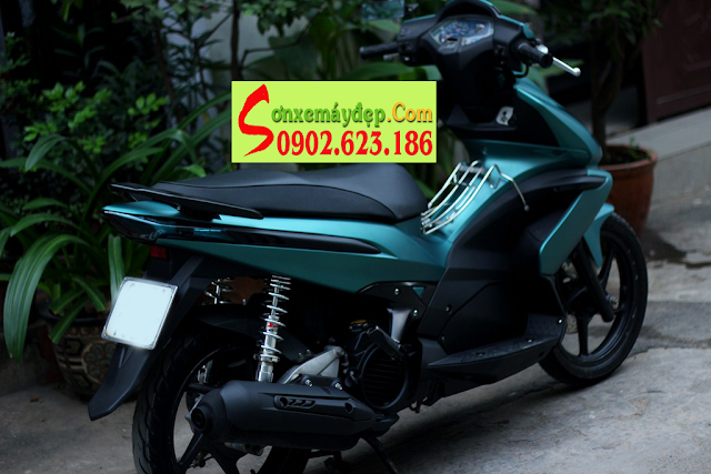 Sơn xe Air Blade 2008 màu xanh ngọc nhám - Xanh Oliver