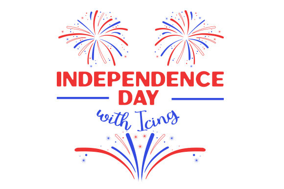 Download Free Independence Day With Icing PSD Mockup Template