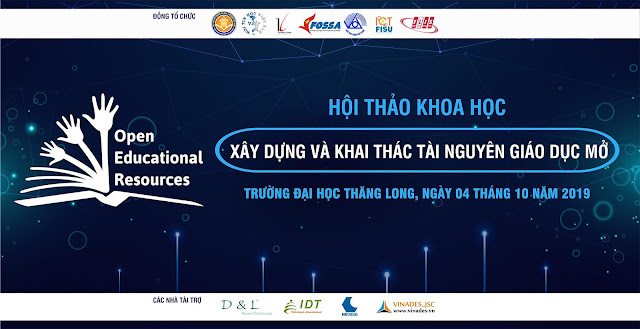 Thông báo về việc đăng ký tham dự hội thảo OER ngày 4/10/2019