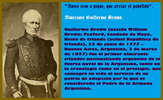 LA SABIDURÍA DEL ALMIRANTE GUILLERMO BROWN.