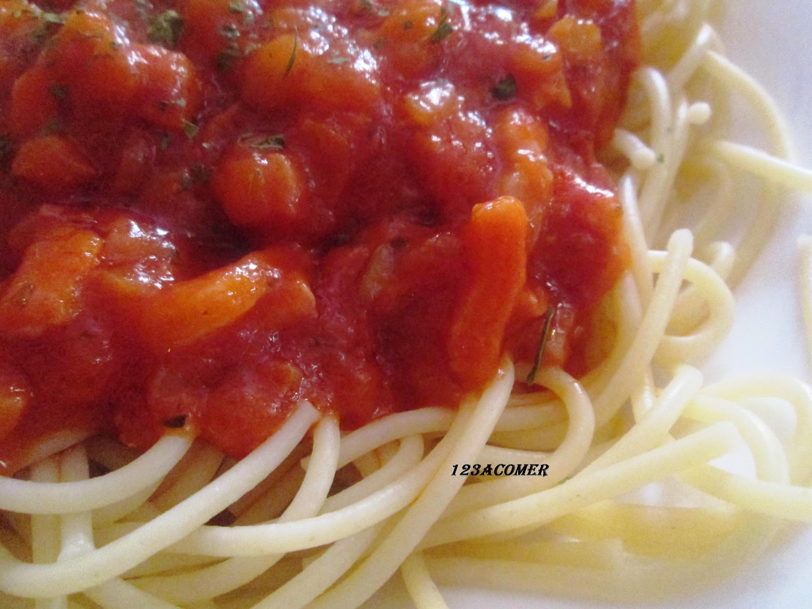 123 a comer: ESPAGUETIS CON BACON