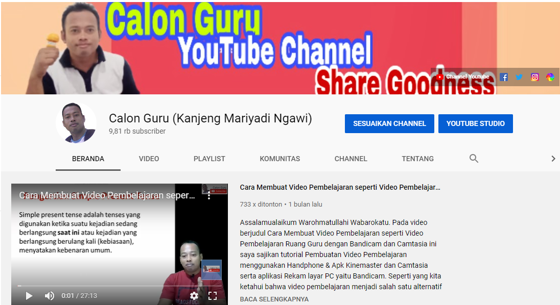 Cara Membuat Channel YouTube Menghasilkan Uang di HP dan Laptop, Dasar